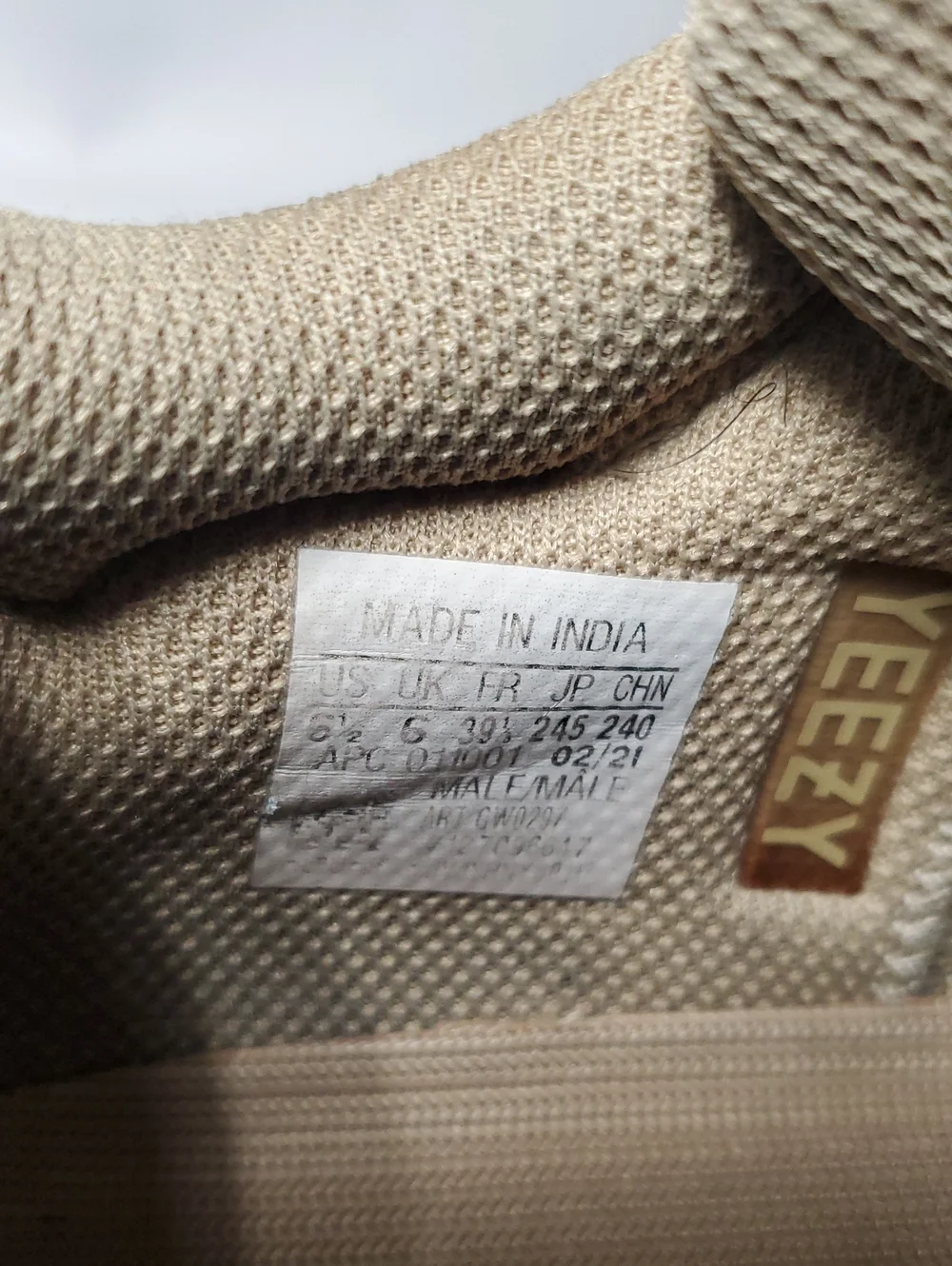 Adidas Yeezy Boost 700 Enflame Amber Size 6.5 Mens Streetwear Athleisure GW0297